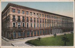 Hotel Royal, at One Time the State House New Orleans, LA Postcard Postcard Postcard