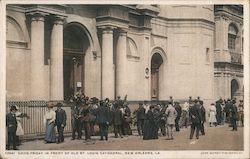 Good Friday in Front of Old St. Louis Cathedral Postcard