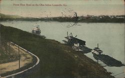 Horse Shoes Bend on the Ohio Louisville, KY Postcard Postcard Postcard