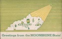 Greetings From the Moonshine State Postcard