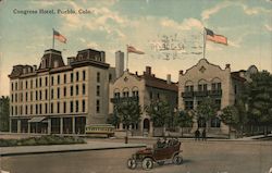 Congress Hotel Pueblo, CO Postcard Postcard Postcard