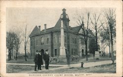 Noxubee County Court House Macon, MS Postcard Postcard Postcard