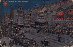 Coliseum at Night Postcard