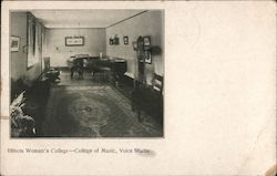 Illinois Woman's College-College of Music, Voice Studio Jacksonville, IL Postcard Postcard Postcard