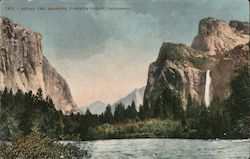 Bridal Veil Meadows Yosemite Valley, CA Postcard Postcard Postcard