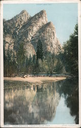 Three Brothers - Yosemite Valley Postcard