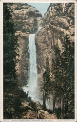 Lower Yosemite Falls, Yosemite Valley Yosemite National Park, CA Postcard Postcard Postcard