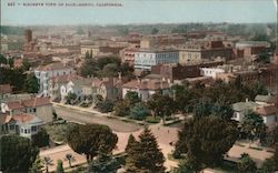 Birdseye View of Sacramento Postcard