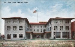 Hotel Perrine, Twin Falls, Idaho Postcard