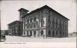 Federal Building Pueblo, CO Postcard Postcard Postcard