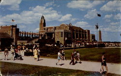 West Bath House Jones Beach Long Island, NY Postcard Postcard