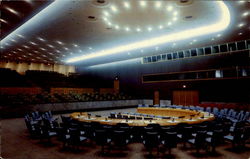 United Nations Security Council Chamber New York City, NY Postcard Postcard