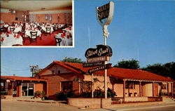 Motel Stevens And Silver Spur Restaurant Postcard