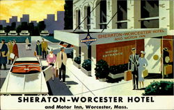 Sheraton Worchester Hotel And Motor Inn Postcard