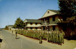 New Trainees, Reception Station Fort Dix, NJ Postcard Postcard