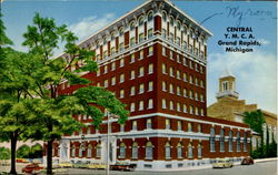 Grand Rapids Central Y.M.C.A, 33 Library St. Postcard