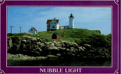 Nubble Light, Cape Neddick Postcard