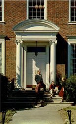 Main Entrance Bresee Hall, Hartwick College Postcard