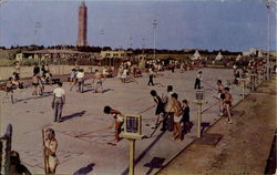 West Games Area Jones Beach Postcard