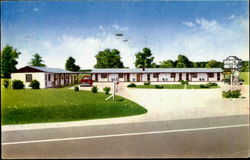 Ranch Motel & Restaurant, U. S. Highway 17 Postcard