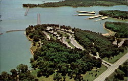 Aerial View Of The Village Inn, Kentucky Dam State Resort Park Gilbertsville, KY Postcard Postcard