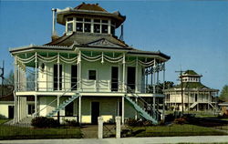 Riverboat Captain's Homes New Orleans, LA Postcard Postcard