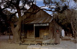 Greetings From Luckenbach Texas Postcard Postcard