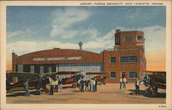 Airport, Purdue University West LaFayette, IN Postcard Postcard Postcard