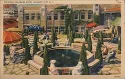 The Patio, Traymore Hotel Atlantic City, NJ Postcard Postcard Postcard