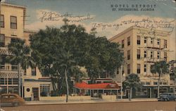 Hotel Detroit St. Petersburg, FL Postcard Postcard Postcard