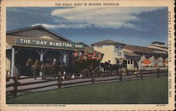 The Early West in Modern Splendor - Hotel Frontier Postcard