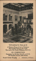 Titania's Palace A Treasure House of Art in Miniature Sir Nevile Wilkinson Dolls Postcard Postcard Postcard