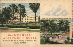 The Merriam Apartment Hotel Miami, FL Postcard Postcard Postcard