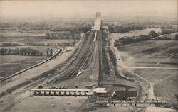 Looking Toward Delaware River Turnpike Bridge Postcard