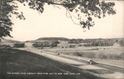 The Garden State Parkway From Cape May to New York State Line New Jersey Postcard Postcard Postcard