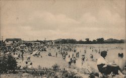 Calf Pasture Beach Norwalk, CT Postcard Postcard Postcard