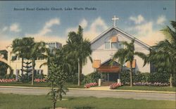 Sacred Heart Catholic Church Postcard