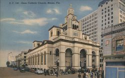 Gesu Catholic Church Miami, FL Postcard Postcard Postcard