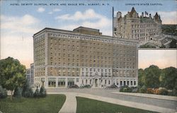 Hotel DeWitt Clinton, State and Eagle Sts. Albany, NY Postcard Postcard Postcard