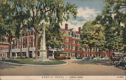 Curtis Hotel "In the Mountains of Berkshire" Lenox, MA Postcard Postcard Postcard