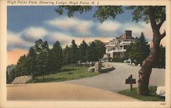 High Point Park, Showing Lodge New Jersey Postcard Postcard Postcard