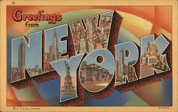 Greetings from New York New York City, NY Postcard Postcard Postcard