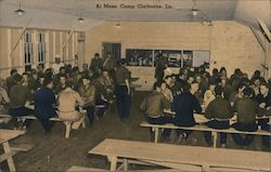 At Mess, Camp Claiborne Postcard