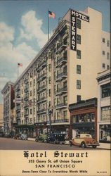 Hotel Stewart Postcard