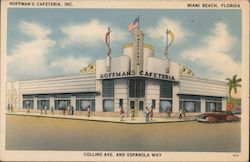 Hoffman's Cafeteria, Inc. Miami Beach, FL Postcard Postcard Postcard