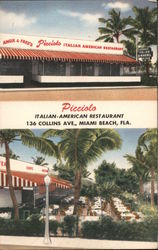 Picciolo Italian-American Restaurant Postcard