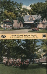 Thomasville Motor COurt Postcard