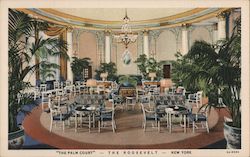 The Palm Court, The Roosevelt Hotel Postcard