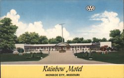 Rainbow Motel Postcard