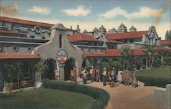 Indian Building and Alvarado Hotel Postcard